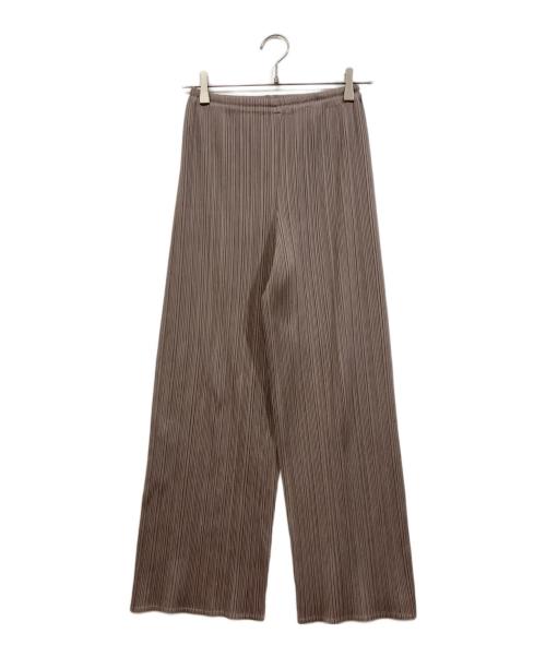 PLEATS PLEASE（プリーツプリーズ）PLEATS PLEASE (プリーツプリーズ) プリーツパンツ ベージュ サイズ:SIZE 2の古着・服飾アイテム