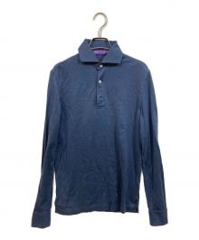 RALPH LAUREN Purple Label（ラルフ ローレン パープル レーベル）の古着「ポロシャツ」｜ネイビー
