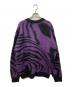 ADAM PATEK (アダムパテック) mohair mixed cardigan marble パープル サイズ:	SIZE 2：6000円