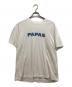 PAPAS（パパス）の古着「PAPASロゴプリントTシャツ」｜ホワイト