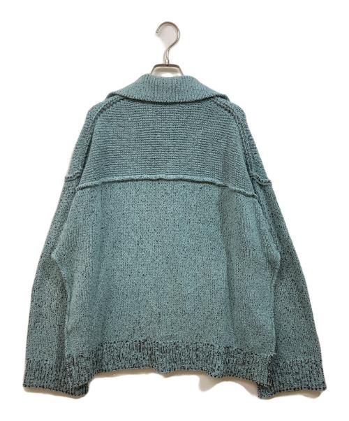 MAISON SPECIAL（メゾンスペシャル）MAISON SPECIAL (メゾンスペシャル) Plating Skipper Prime-Over Knit Pullover ブルー サイズ:	SIZE 2の古着・服飾アイテム