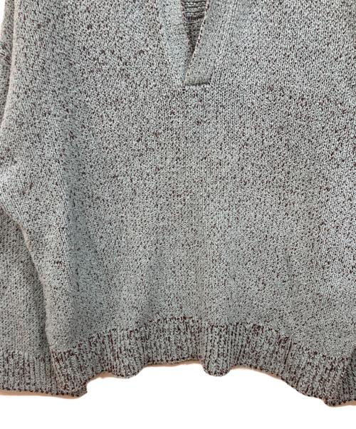 MAISON SPECIAL（メゾンスペシャル）MAISON SPECIAL (メゾンスペシャル) Plating Skipper Prime-Over Knit Pullover ブルー サイズ:	SIZE 2の古着・服飾アイテム