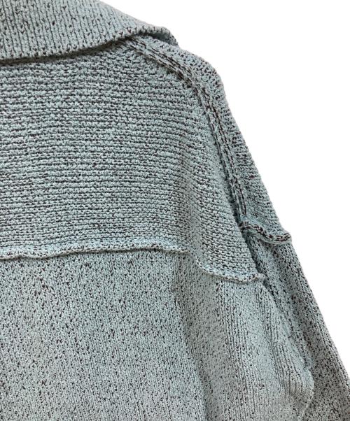 MAISON SPECIAL（メゾンスペシャル）MAISON SPECIAL (メゾンスペシャル) Plating Skipper Prime-Over Knit Pullover ブルー サイズ:	SIZE 2の古着・服飾アイテム