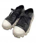 MAISON SPECIALメゾンスペシャル）の古着「Rattling Sole High-Cut Shoes」｜ブラック
