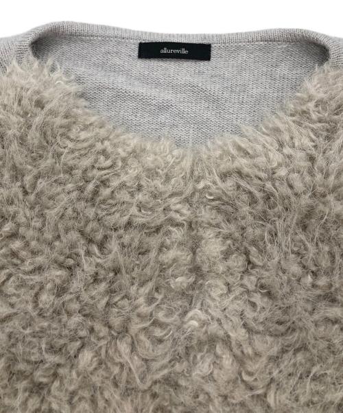 allureville（アルアバイル）allureville (アルアバイル) フェイクファージレ グレー サイズ:2の古着・服飾アイテム