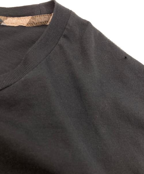 BURBERRY（バーバリー）BURBERRY (バーバリー) ワンポイントTシャツ ブラック サイズ:Sの古着・服飾アイテム