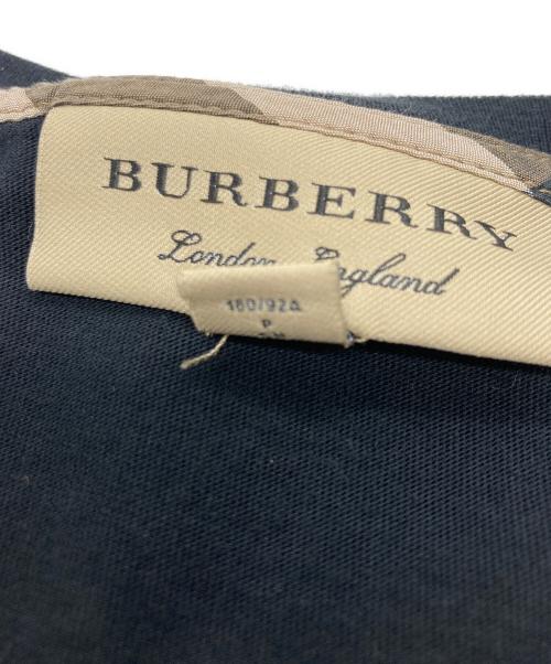 BURBERRY（バーバリー）BURBERRY (バーバリー) ワンポイントTシャツ ブラック サイズ:Sの古着・服飾アイテム