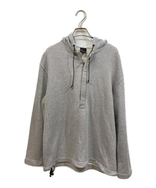 NIKE（ナイキ）NIKE (ナイキ) ハーフジップパーカー グレー サイズ:Mの古着・服飾アイテム