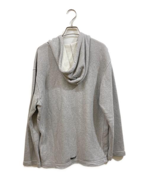 NIKE（ナイキ）NIKE (ナイキ) ハーフジップパーカー グレー サイズ:Mの古着・服飾アイテム
