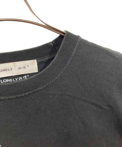 LONELY/論理（ロンリー）LONELY/論理 (ロンリー) VAZVERT (バズバート) ロングスリーブTシャツ ブラック サイズ:実寸をご確認くださいの古着・服飾アイテム