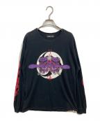 LONELY/論理ロンリー）の古着「グラフィックロングスリーブTシャツ」｜ブラック