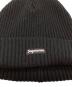 中古・古着 SUPREME (シュプリーム) Ribbed Small Box Logo Beanie ブラック：7000円