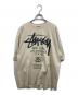 stussy（ステューシー）の古着「WORLD TOUR TEE」｜ベージュ
