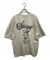 stussy (ステューシー) WORLD TOUR TEE ベージュ サイズ:SIZE XL：7000円