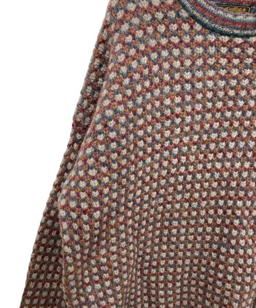 Eddie Bauer（エディーバウアー）Eddie Bauer (エディーバウアー) 80sシェットランドニット ブラウン サイズ:SIZE Lの古着・服飾アイテム
