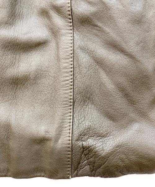 USED（ユーズド）USED (ユーズド) レザーコート カーキ サイズ:Freeの古着・服飾アイテム