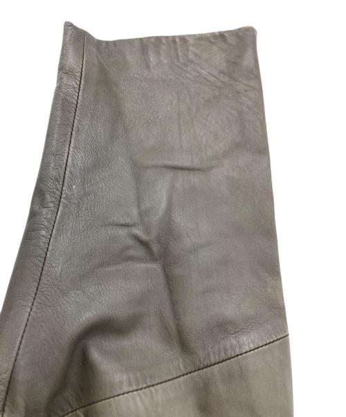 USED（ユーズド）USED (ユーズド) レザーコート カーキ サイズ:Freeの古着・服飾アイテム