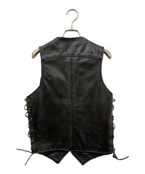 Schott（ショット）Schott (ショット) レザー ベスト ブラック サイズ:SIZE Sの古着・服飾アイテム