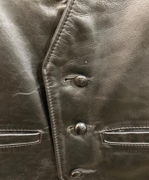 Schott（ショット）Schott (ショット) レザー ベスト ブラック サイズ:SIZE Sの古着・服飾アイテム