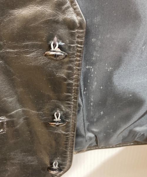Schott（ショット）Schott (ショット) レザー ベスト ブラック サイズ:SIZE Sの古着・服飾アイテム