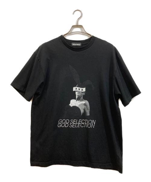 GOD SELECTION XXX（ゴッド セレクション トリプルエックス）GOD SELECTION XXX (ゴッド セレクション トリプルエックス) プリントTシャツ ブラック サイズ:Lの古着・服飾アイテム