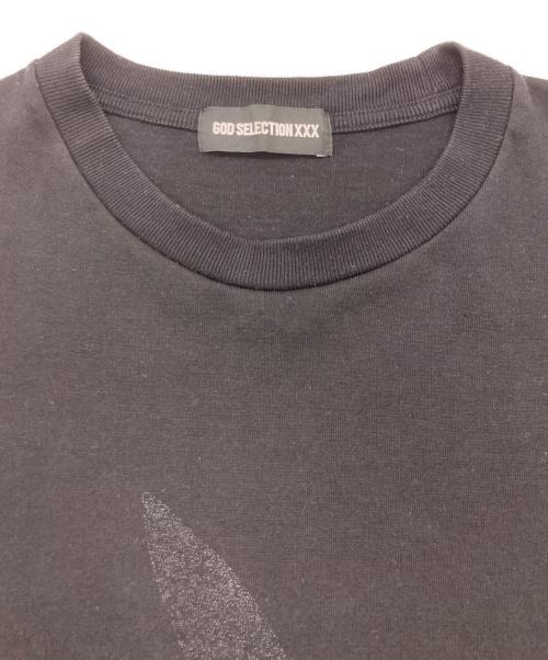 GOD SELECTION XXX（ゴッド セレクション トリプルエックス）GOD SELECTION XXX (ゴッド セレクション トリプルエックス) プリントTシャツ ブラック サイズ:Lの古着・服飾アイテム
