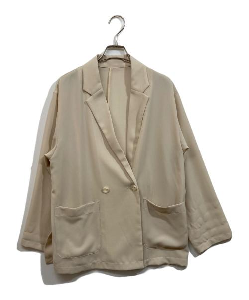 SLOBE IENA（スローブ イエナ）SLOBE IENA (スローブ イエナ) ウォッシャブルシアーポリオーバージャケット ベージュ サイズ:	SIZE 36の古着・服飾アイテム