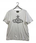 Vivienne Westwood manヴィヴィアン ウェストウッド マン）の古着「BARBED WIRE リラックスＴシャツ」｜ホワイト