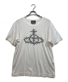 Vivienne Westwood man（ヴィヴィアン ウェストウッド マン）の古着「BARBED WIRE リラックスＴシャツ」｜ホワイト