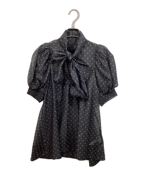 CELFORD（セルフォード）CELFORD (セルフォード) バックリボンシアーブラウス ブラック サイズ:SIZE 36の古着・服飾アイテム