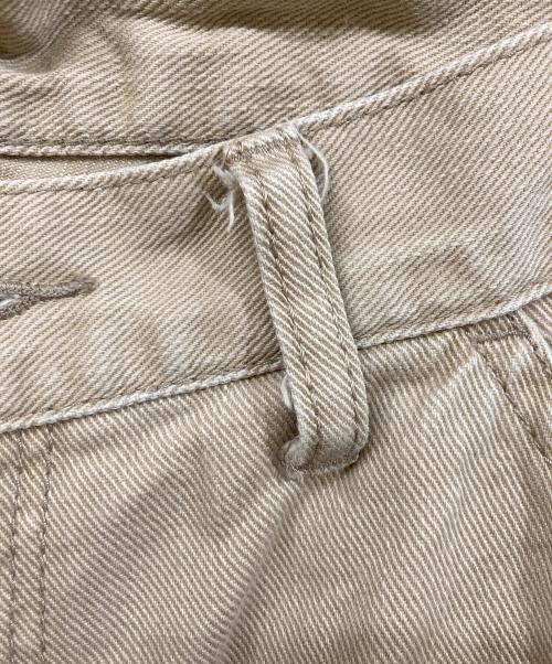 CarHartt（カーハート）CarHartt (カーハート) ワイドデニムパンツ ベージュ サイズ:30×32の古着・服飾アイテム