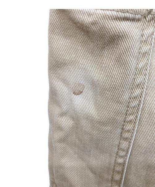 CarHartt（カーハート）CarHartt (カーハート) ワイドデニムパンツ ベージュ サイズ:30×32の古着・服飾アイテム