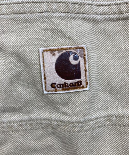 CarHartt（カーハート）CarHartt (カーハート) ワイドデニムパンツ ベージュ サイズ:30×32の古着・服飾アイテム