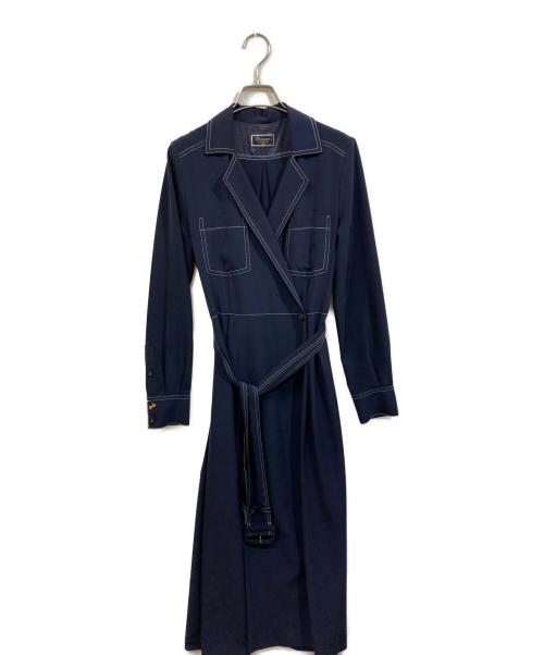 Diagram（ダイアグラム）Diagram (ダイアグラム) ブラウスワンピース ネイビー サイズ:	SIZE 36の古着・服飾アイテム