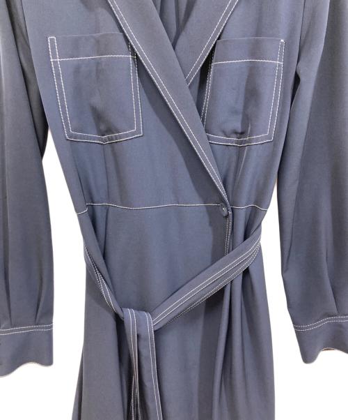 Diagram（ダイアグラム）Diagram (ダイアグラム) ブラウスワンピース ネイビー サイズ:	SIZE 36の古着・服飾アイテム
