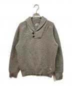 C.P COMPANYシーピーカンパニー）の古着「ショールカラーニット」｜グレー