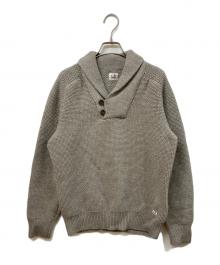 C.P COMPANY（シーピーカンパニー）の古着「ショールカラーニット」｜グレー