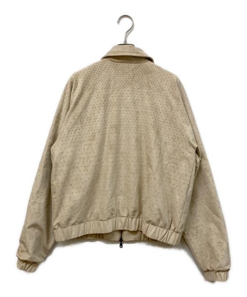 Dime（ダイム）Dime (ダイム) Perforated FauxSuedeJacket アイボリー サイズ:SIZE Sの古着・服飾アイテム