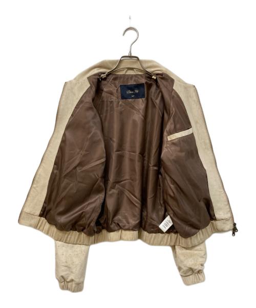 Dime（ダイム）Dime (ダイム) Perforated FauxSuedeJacket アイボリー サイズ:SIZE Sの古着・服飾アイテム