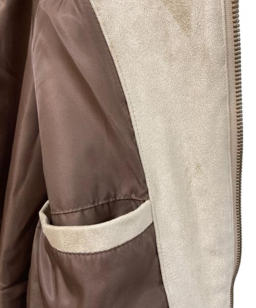 Dime（ダイム）Dime (ダイム) Perforated FauxSuedeJacket アイボリー サイズ:SIZE Sの古着・服飾アイテム