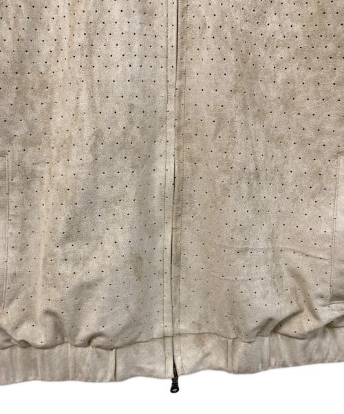 Dime（ダイム）Dime (ダイム) Perforated FauxSuedeJacket アイボリー サイズ:SIZE Sの古着・服飾アイテム