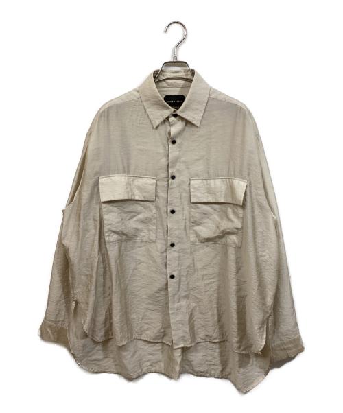 UNITED TOKYO（ユナイテッドトーキョー）UNITED TOKYO (ユナイテッドトーキョー) シアーシャツ アイボリー サイズ:SIZE 1の古着・服飾アイテム