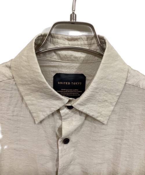 UNITED TOKYO（ユナイテッドトーキョー）UNITED TOKYO (ユナイテッドトーキョー) シアーシャツ アイボリー サイズ:SIZE 1の古着・服飾アイテム