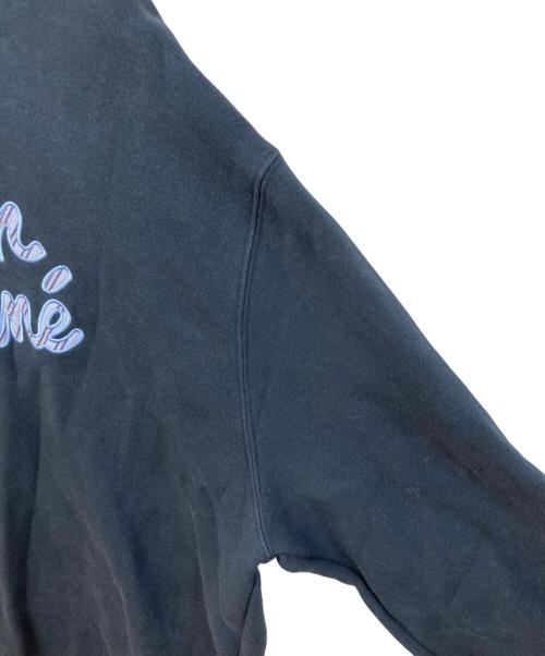 maison kitsune（メゾンキツネ）maison kitsune (メゾンキツネ) Handwriting Crew Sweatshirt ネイビー サイズ:SIZE Lの古着・服飾アイテム