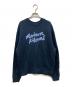 maison kitsune（メゾンキツネ）の古着「Handwriting Crew Sweatshirt」｜ネイビー