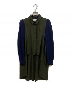 中古・古着通販】sacai (サカイ) Cotton Poplin x Nylon Twill Shirt