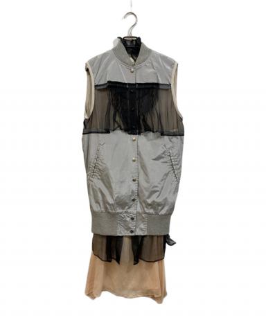 中古・古着通販】sacai (サカイ) ドッキング レース シフォン