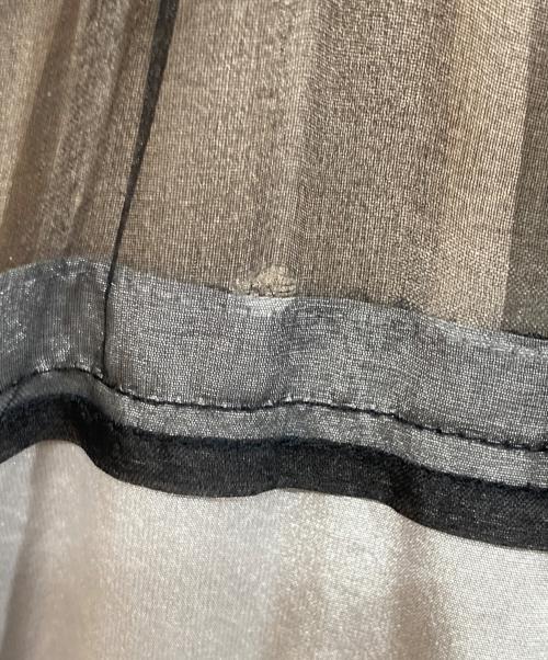 sacai（サカイ）sacai (サカイ) ドッキング レース シフォン ハイブリッド ノースリーブ ワンピース グレー サイズ:SIZE 1の古着・服飾アイテム