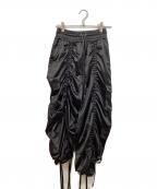 PAMEO POSEパメオポーズ）の古着「Variable Length Cargo Trousers」｜ブラック