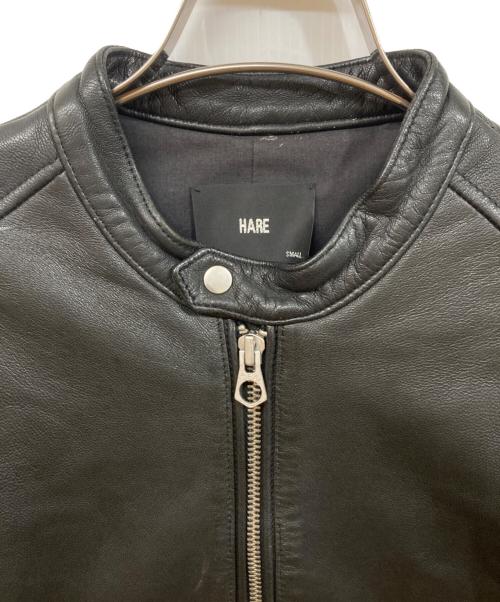HARE（ハレ）HARE (ハレ) シングルライダースジャケット ブラック サイズ:SIZE Sの古着・服飾アイテム